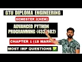 ADVANCED PYTHON PROGRAMMING CHAPTER 1 MOST IMP GTU DIPLOMA ENGINEERING SEMESTER 2