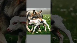 Hunter Wolf Attack On Baby Calf Cow Cowcalf Wolf Motherslove Animals 