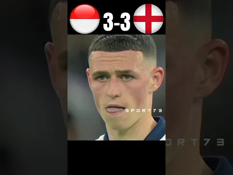Indonesia VS England🔥 World Cup 2026 Imaginary #shorts#indonesia#football