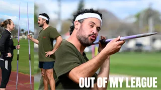 How hard is it to throw a Javelin? I find out....