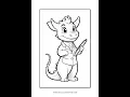 Print Dragon Coloring Pages 11 - Dragon at Work Fun for All Ages