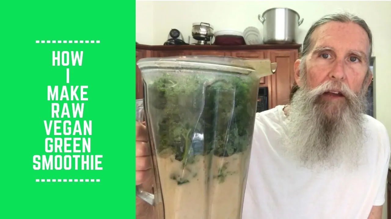 How I Make My Favorite Raw Vegan Green Smoothie