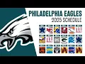 PHILADELPHIA EAGLES 2025 SCHEDULE Release