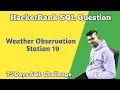 Weather Observation Station 19 HackerRank SQL Question