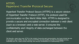 HTTPS - Hypertext Transfer Protocol Secure