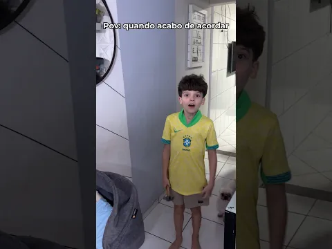 QUANDO ACABO DE ACORDAR🤣#shorts