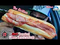 Jimmy John s Sicilian Pizza Sandwich Review NEW Pizza Subs theendorsement