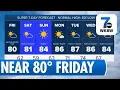 Buffalo Weather Update Scattered Showers Today Near 80