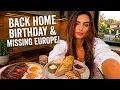 BACK HOME Steak Eggs post birt ay catch up Missing Europe