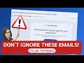 Fix Possible unresolved security risks in Google Workspace