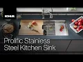 Prolific Stainless Steel Kitchen Sink - KOHLER