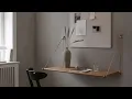 Wall-Mounted Folding Desk - Fraser Space Saving Home Office Ideas Pepper Sq