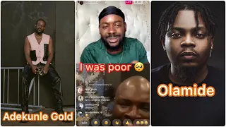 adekunle gold talks about his struggle before he became famous his relationship with olamide