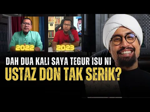 Download MP3 #744 Sudah Berkali Ditegur: Ust Don Tak Serik?