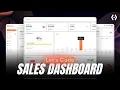 Sales Dashboard Website using HTML CSS JavaScript Real-World Frontend Project 2025