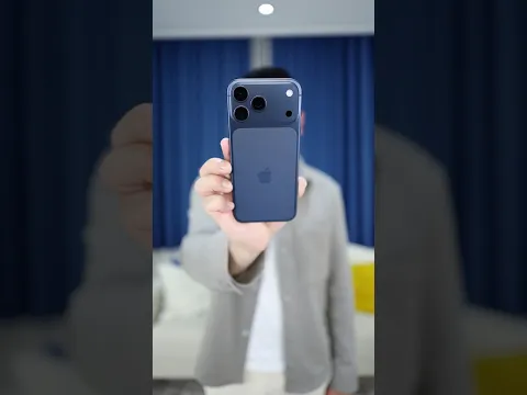 Compré el iPhone 17 Pro Max en color azul intenso #apple #iphone #tecnologia #technology #challenge