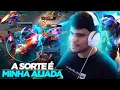TER SORTE TAMBÉM FAZ PARTE DO JOGO