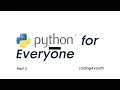 Python for Everyone - Introduction to Python 3 Variables Part-3