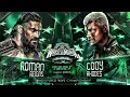 WWE WrestleMania 40 Theme - The Weeknd Die For You Roman Reigns Vs Cody Rhodes