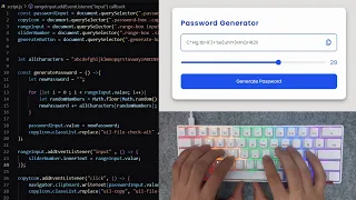 ASMR Programming - Simple JavaScript Password Generator