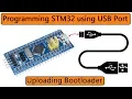 STM32 Bootloader Programming STM32F103C via USB Port