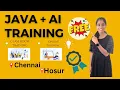 Java Classroom Training in Tamil Java Course Duration Fees in Chennai Java Training Hosur