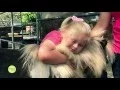Little girl with Down Syndrome connects with mini horse