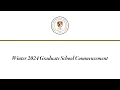 UMBC Winter Graduate Commencement 2024