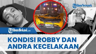 kondisi terkini andra st dan robby pantjoro seusai kecelakaan mobil supercar di sukoharjo