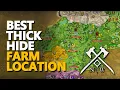 Best Thick Hide New World Farm Location
