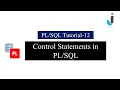 Oracle Tutorial 12 - Control Statement in PLSQL in Hindi Javainhand
