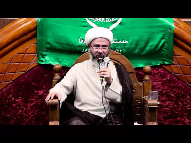 نعي حزين زينب تعتب وتندهسماحة الشيخ مصطفى الموسى