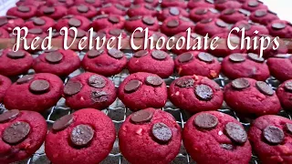 Download Red Velvet Crunchy Chocolate Chip Cookies | Red Velvet Chocolate Chip | Raya Cookies | Rahiza Dorah MP3