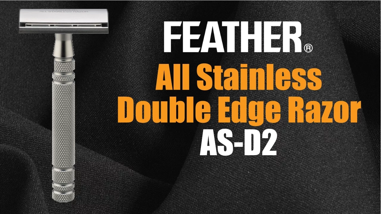 About the Feather Stainless Steel Double Edge Razor