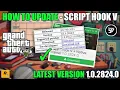 GTA V - HOW TO UPDATE SCRIPT HOOK V LATEST VERSION 1 0 2824 0 SHIVAXD