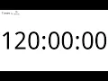 120 Hour Countdown Timer