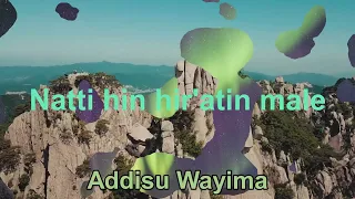 Addissu Waayimaa Afaan Oromo Gospel Song Natti Hin Hir Atin Male  Addissu Waayimaa Afaan Oromo Gospel Song Natti Hin Hir Atin Male
