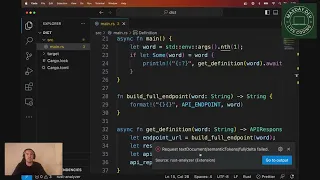 Rust Live Coding Build a dictionary