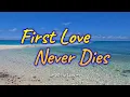 FIRST LOVE NEVER DIES - (Karaoke Version) - in the style of White Lies