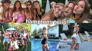 I went to the hamptons with my best friends!! | vlog