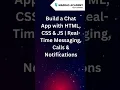 Build a Modern Chat App in Minutes HTML CSS JavaScript