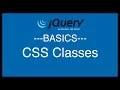 jQuery Basics Tutorial 17 - CSS Classes