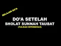 Download Lagu DOA SETELAH SHOLAT TAUBAT TULISAN DIPERBESAR