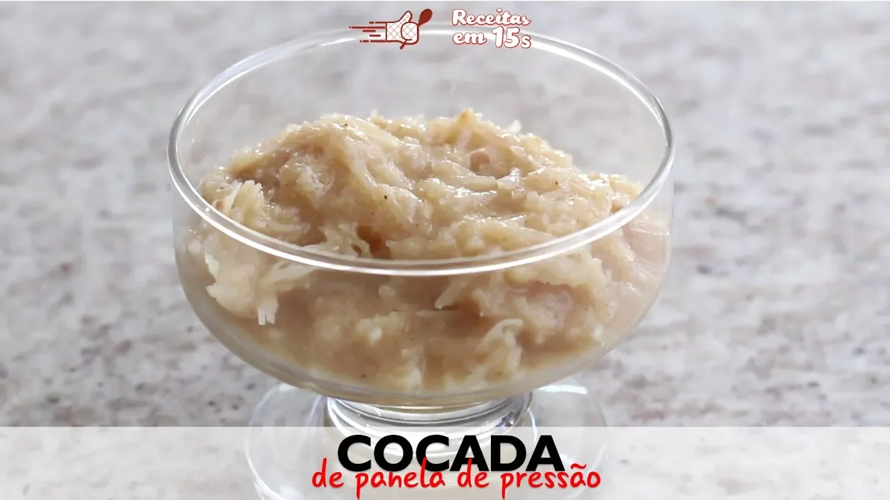 COCADA DE PANELA DE PRESSÃO EM 15 SEGUNDOS