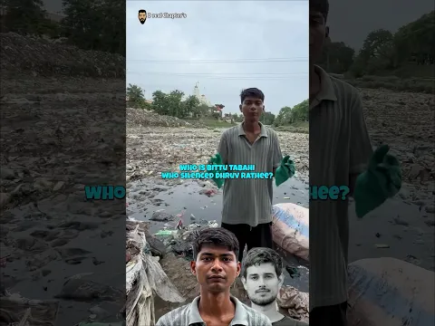 Who Is Bittu Tabahi? From Cleaning A River To Going Viral! 👀 #bittutabahi