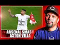 Lagu Arsenal Smash Villa - Arteta Defeats Emery - Arsenal 4 - 1 Aston Villa - Curtis Fancam