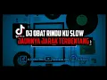 Lagu DJ OBAT RINDU KU SLOW (JAUHNYA JARAK) ||TREND TIK TOK