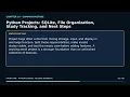 Python Projects SQLite File Organization Study Tracking and Next Steps