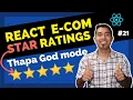 React Ecommerce Website Star Ratings Component Reviews using React JS