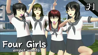 Download FOUR GIRLS | Episode 1 | Drama sakura school simulator MP3
